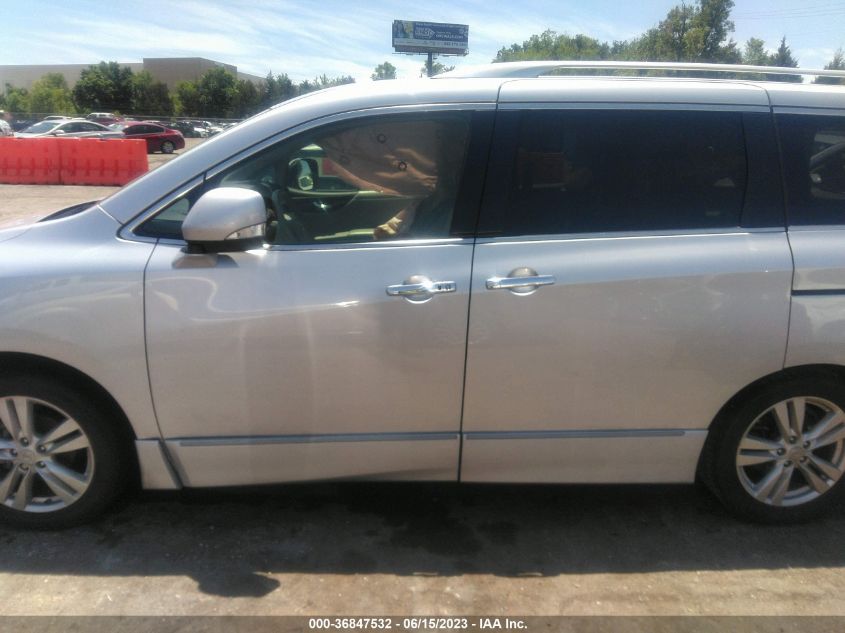 2013 NISSAN QUEST SL - JN8AE2KP7D9065123