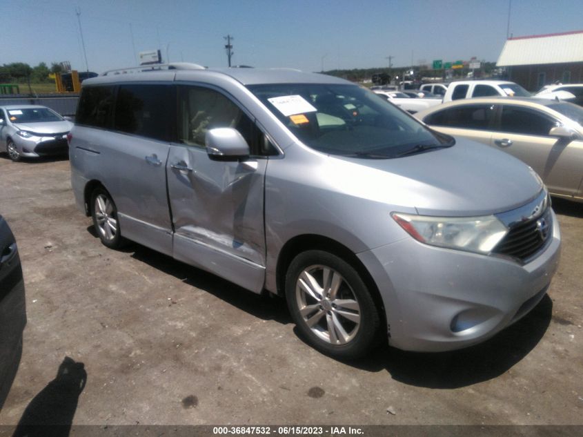 2013 NISSAN QUEST SL - JN8AE2KP7D9065123