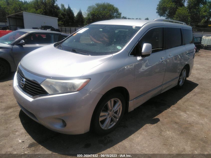 2013 NISSAN QUEST SL - JN8AE2KP7D9065123