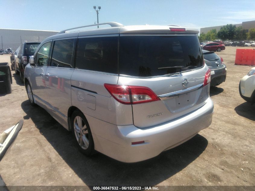 2013 NISSAN QUEST SL - JN8AE2KP7D9065123
