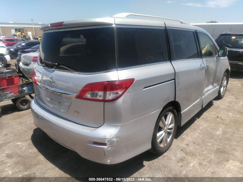 2013 NISSAN QUEST SL - JN8AE2KP7D9065123