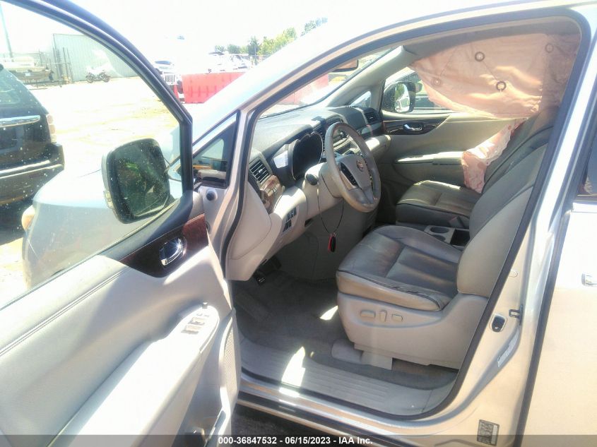 2013 NISSAN QUEST SL - JN8AE2KP7D9065123