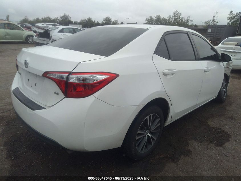 2016 TOYOTA COROLLA L/LE/S/S PLUS/LE PLUS - 5YFBURHEXGP403579