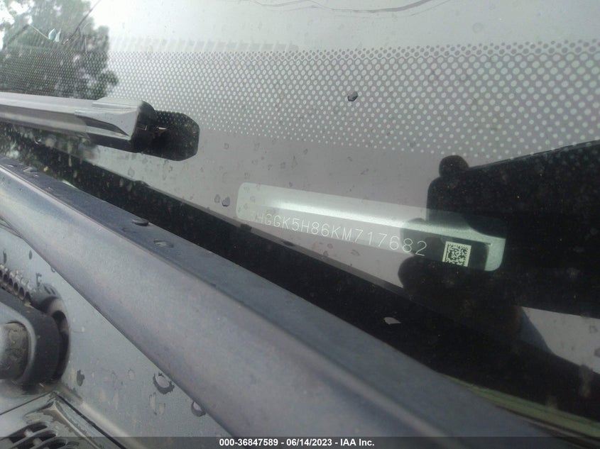 VIN 3HGGK5H86KM717682 2019 HONDA FIT EX