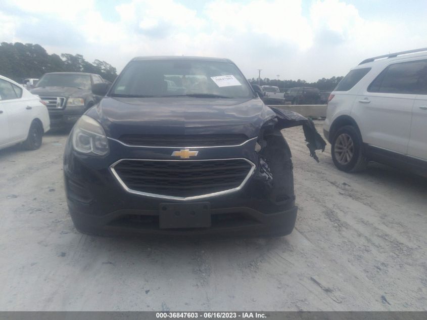 2016 CHEVROLET EQUINOX LS - 2GNALBEK9G1187388