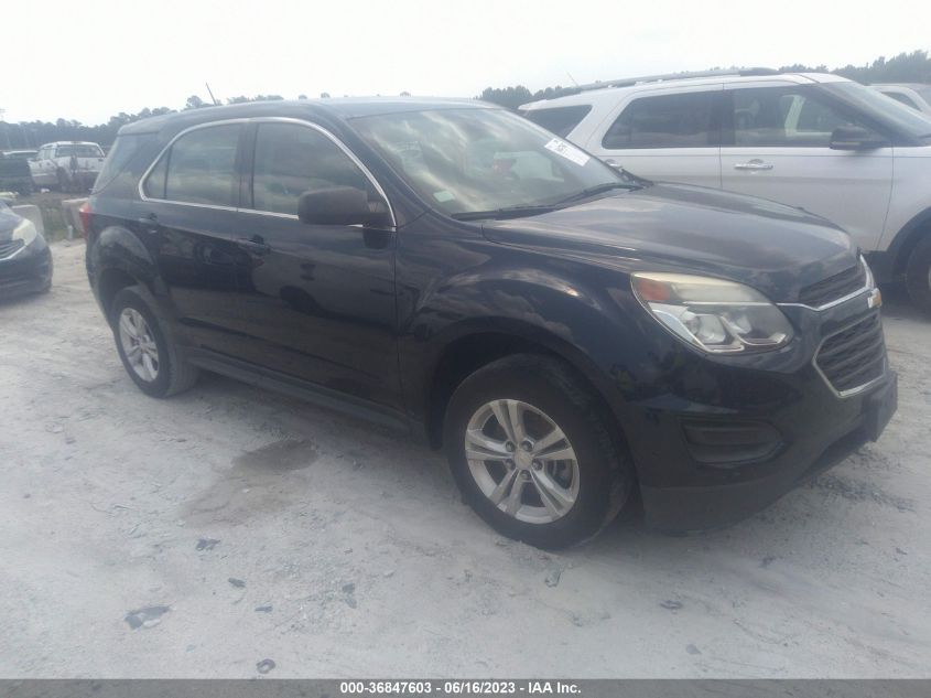 2016 CHEVROLET EQUINOX LS - 2GNALBEK9G1187388