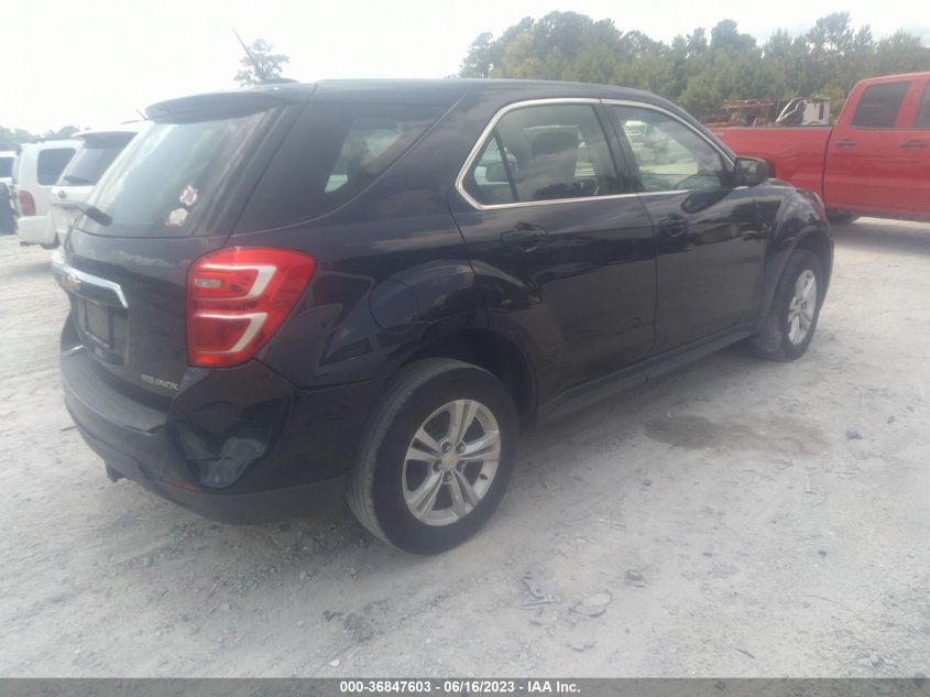 2016 CHEVROLET EQUINOX LS - 2GNALBEK9G1187388