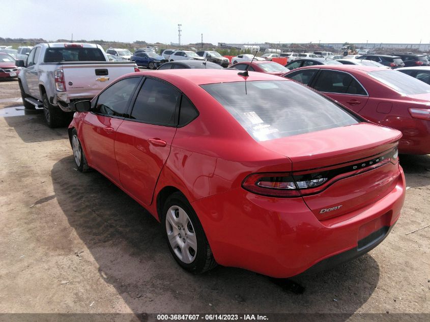 2016 DODGE DART SE - 1C3CDFAA4GD679841