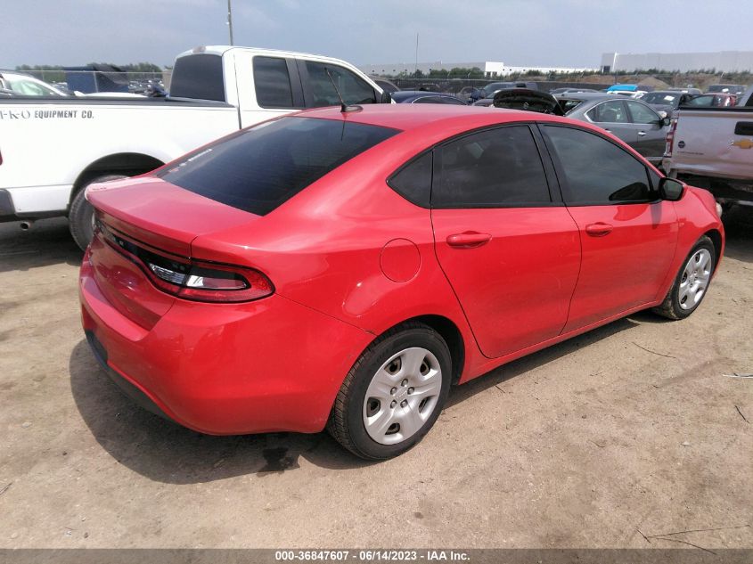 2016 DODGE DART SE - 1C3CDFAA4GD679841