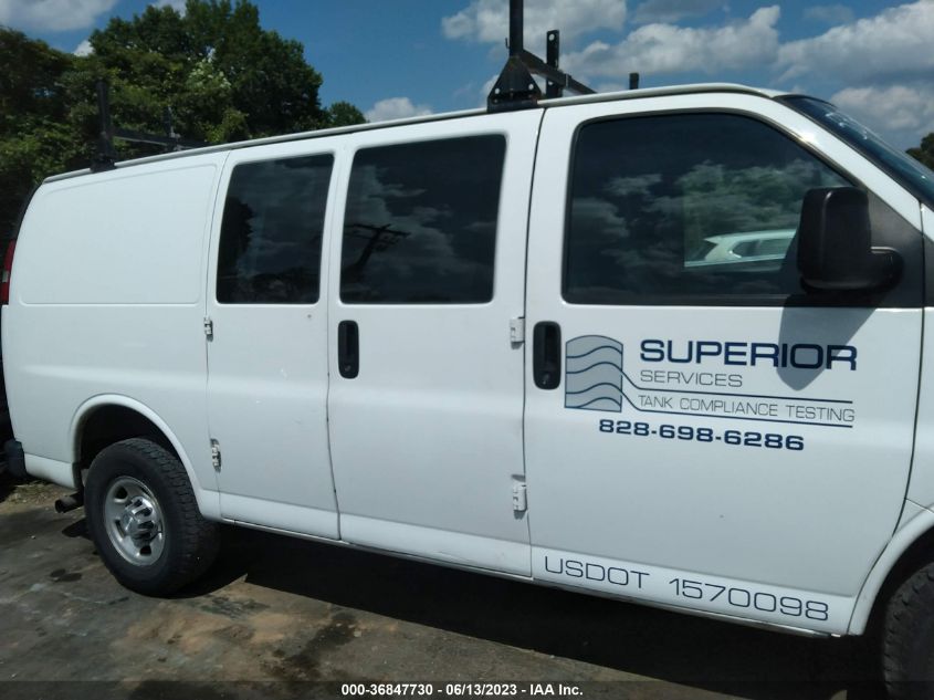 2016 CHEVROLET EXPRESS CARGO VAN - 1GCWGAFF8G1245396