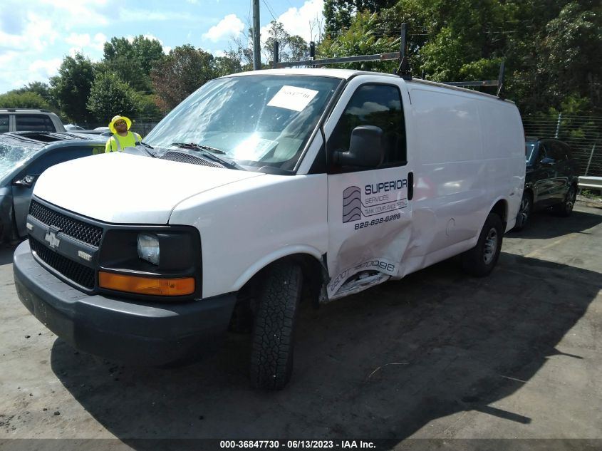 2016 CHEVROLET EXPRESS CARGO VAN - 1GCWGAFF8G1245396