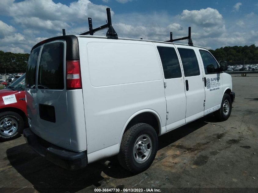 2016 CHEVROLET EXPRESS CARGO VAN - 1GCWGAFF8G1245396