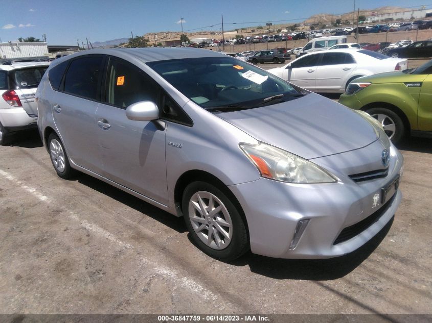 2013 TOYOTA PRIUS V TWO/THREE/FIVE - JTDZN3EU0D3272168