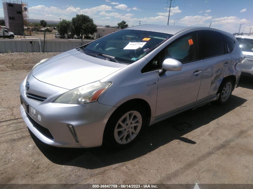 2013 TOYOTA PRIUS V TWO/THREE/FIVE - JTDZN3EU0D3272168
