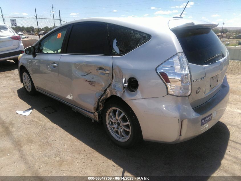 2013 TOYOTA PRIUS V TWO/THREE/FIVE - JTDZN3EU0D3272168