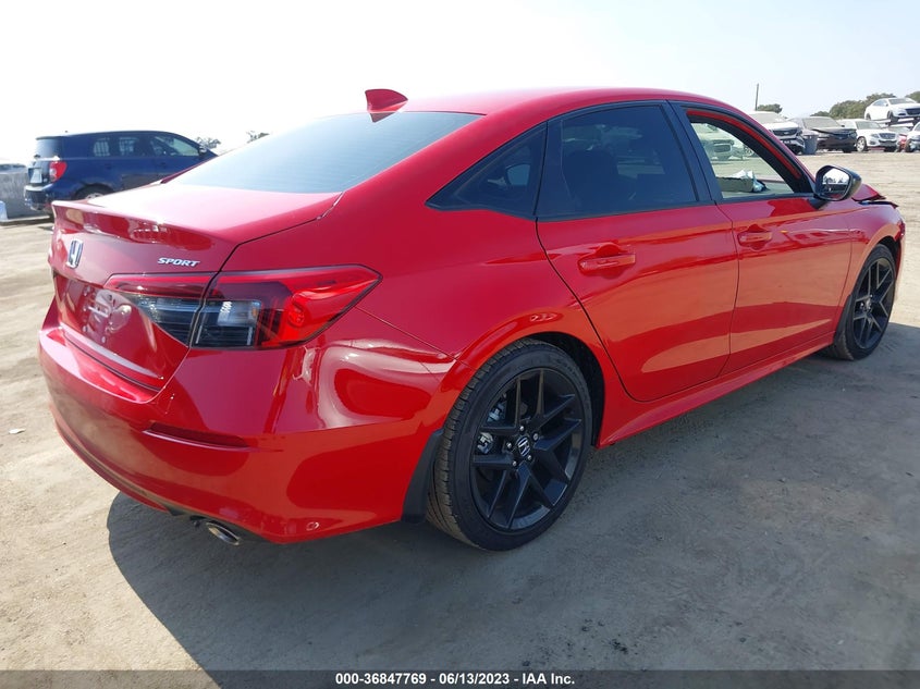 VIN 2HGFE2F54PH534622 2023 HONDA CIVIC SEDAN SPORT