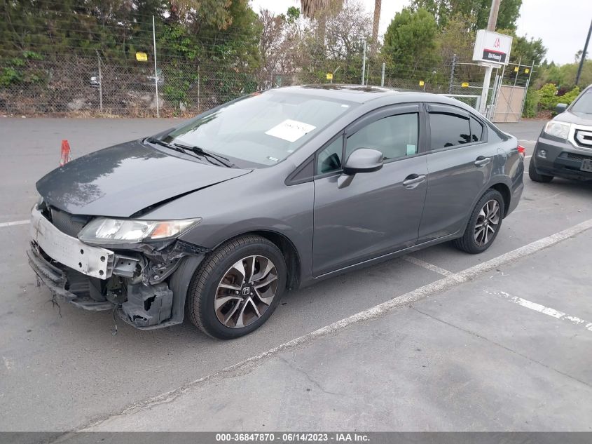 2013 HONDA CIVIC SDN EX-L - 19XFB2F97DE209514