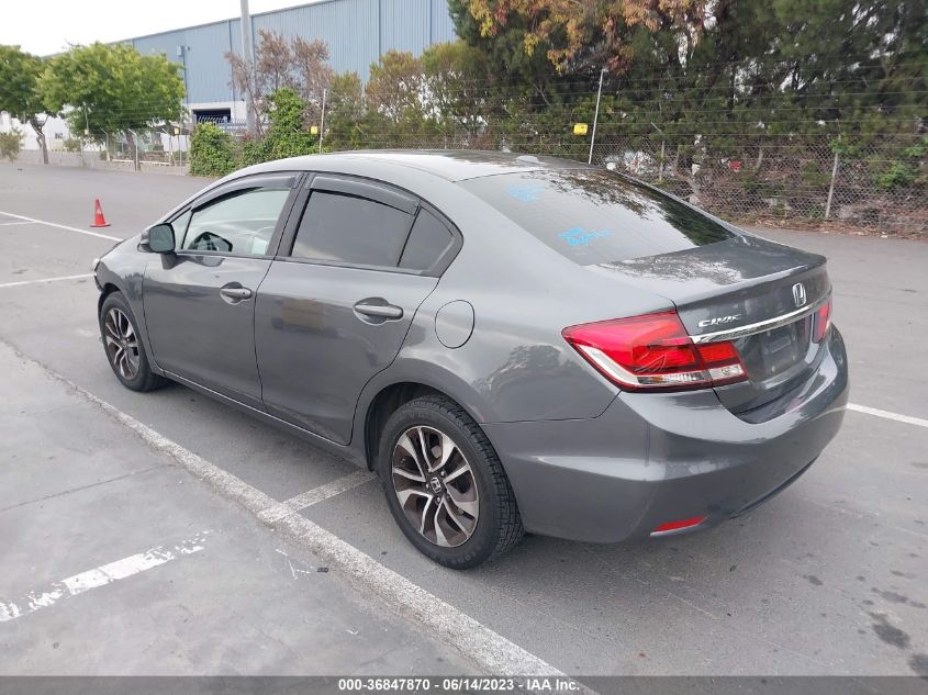 2013 HONDA CIVIC SDN EX-L - 19XFB2F97DE209514