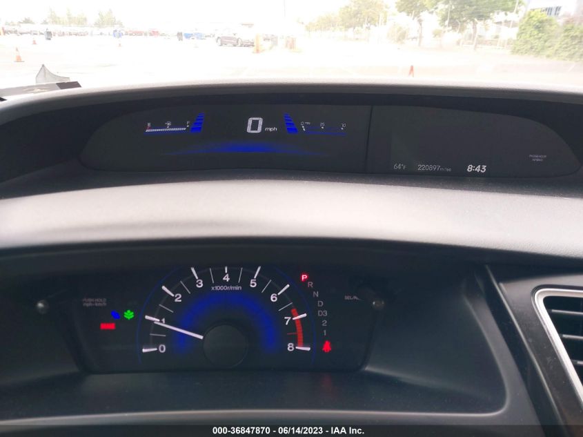2013 HONDA CIVIC SDN EX-L - 19XFB2F97DE209514