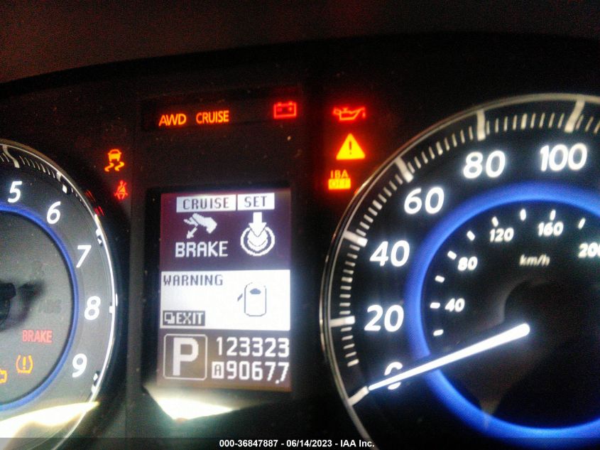 2013 INFINITI FX37 - JN8CS1MW3DM170450