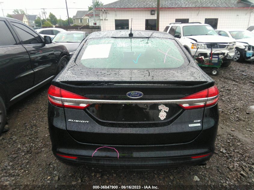 2017 FORD FUSION SE - 3FA6P0HD2HR194142