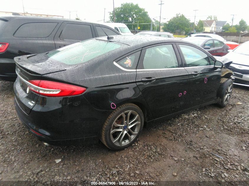 2017 FORD FUSION SE - 3FA6P0HD2HR194142