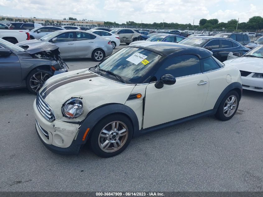 2013 MINI COOPER COUPE WMWSX1C50DT507760