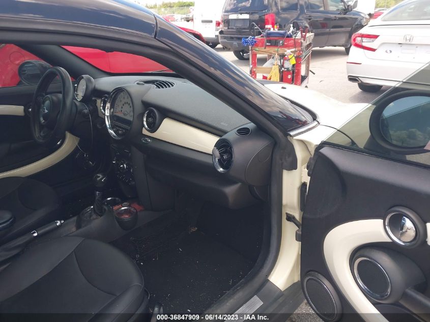 2013 MINI COOPER COUPE WMWSX1C50DT507760