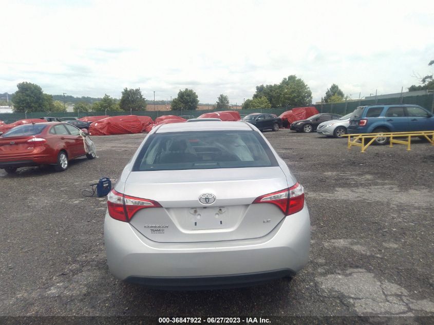 2016 TOYOTA COROLLA L/LE/S/S PLUS/LE PLUS - 2T1BURHE5GC496334