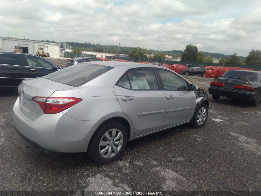 2016 TOYOTA COROLLA L/LE/S/S PLUS/LE PLUS - 2T1BURHE5GC496334