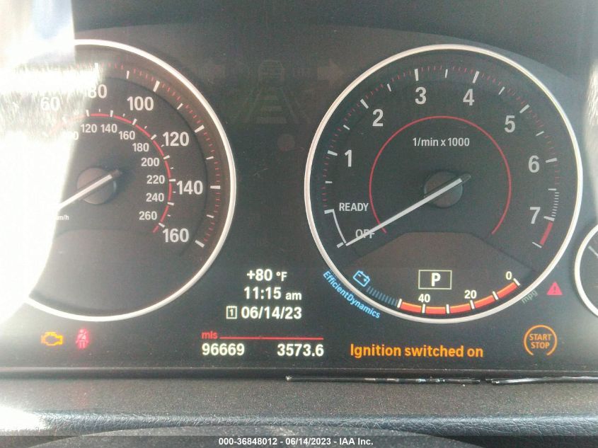 2013 BMW 3 SERIES 328I - WBA3A5C57DJ462437