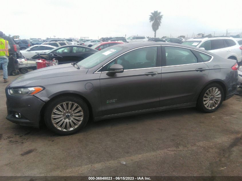 2013 FORD FUSION ENERGI SE LUXURY - 3FA6P0PU4DR282444