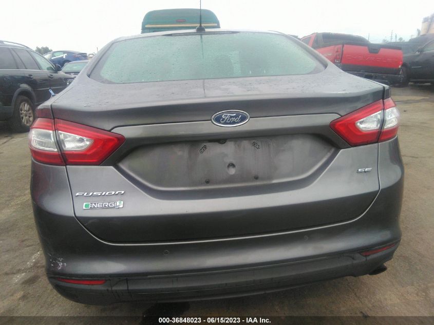 2013 FORD FUSION ENERGI SE LUXURY - 3FA6P0PU4DR282444