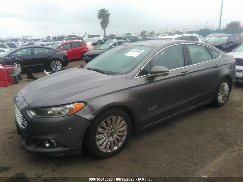2013 FORD FUSION ENERGI SE LUXURY - 3FA6P0PU4DR282444