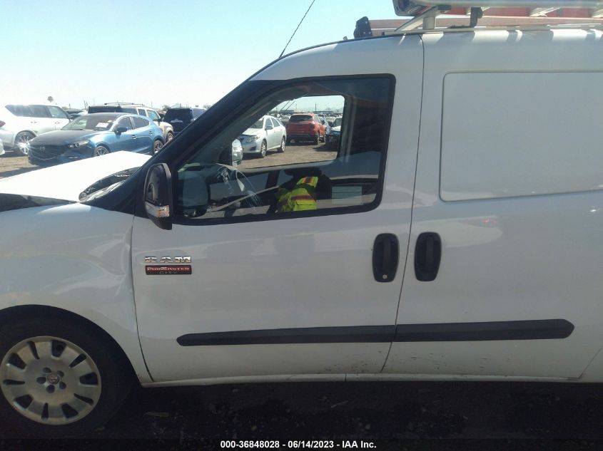 2015 RAM PROMASTER CITY CARGO VAN TRADESMAN SLT ZFBERFBT4F6965765
