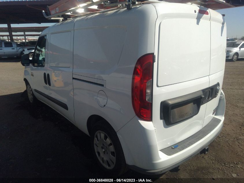 2015 RAM PROMASTER CITY CARGO VAN TRADESMAN SLT ZFBERFBT4F6965765