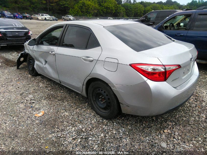 2015 TOYOTA COROLLA L/LE/LE PLS/PRM/S/S PLS - 2T1BURHEXFC310933