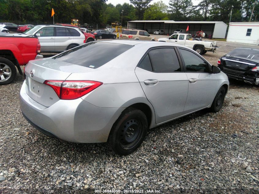 2015 TOYOTA COROLLA L/LE/LE PLS/PRM/S/S PLS - 2T1BURHEXFC310933