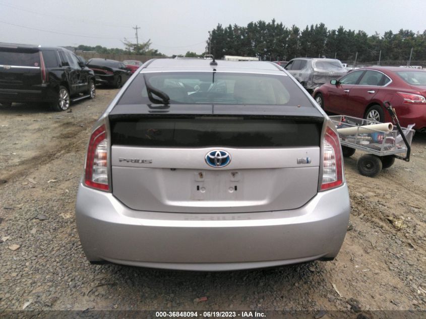 2014 TOYOTA PRIUS FOUR/FIVE/THREE/ONE/TWO - JTDKN3DU9E0366961