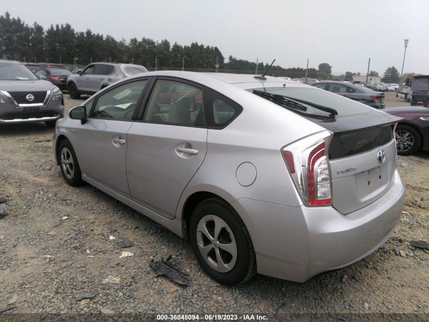 2014 TOYOTA PRIUS FOUR/FIVE/THREE/ONE/TWO - JTDKN3DU9E0366961