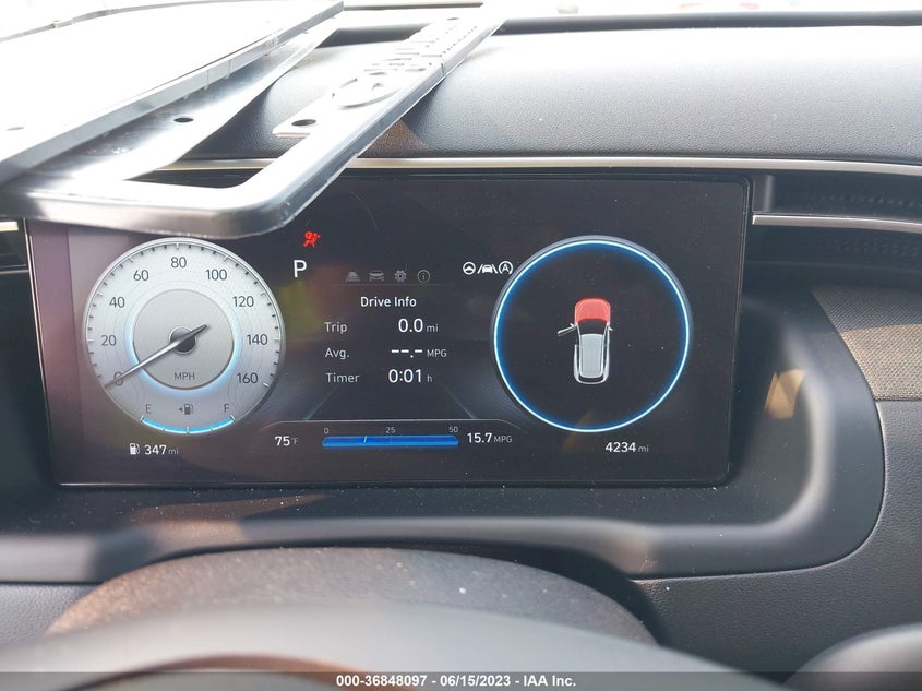 VIN 5NMJFCAE5NH127915 2022 HYUNDAI TUCSON SEL