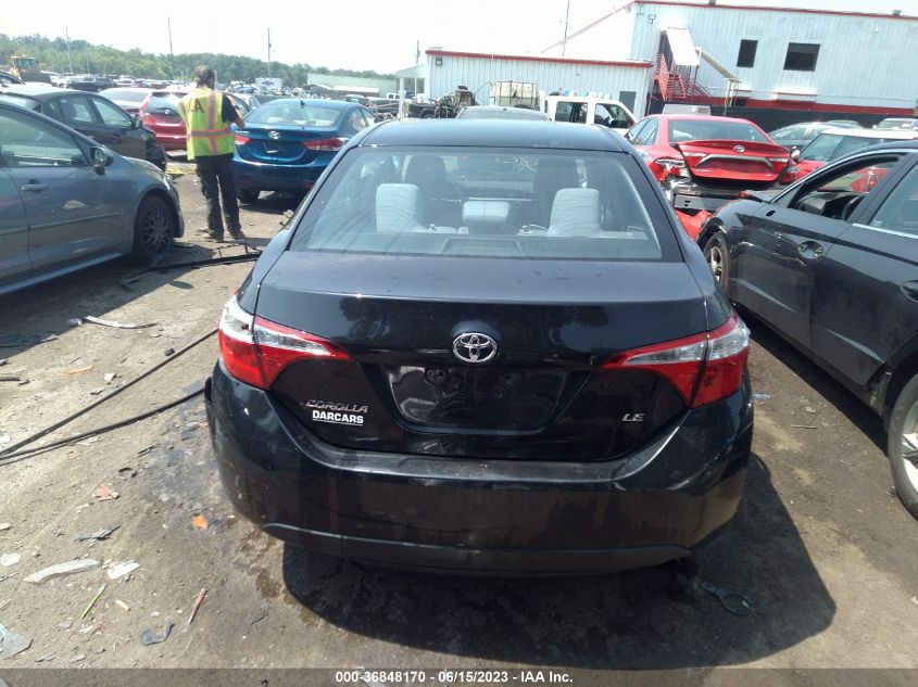 2016 TOYOTA COROLLA L/LE/S/S PLUS/LE PLUS - 2T1BURHE9GC492710
