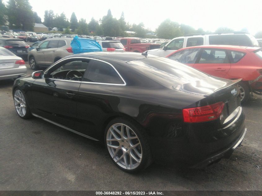 2013 AUDI S5 PREMIUM PLUS WAUCGAFR8DA078513