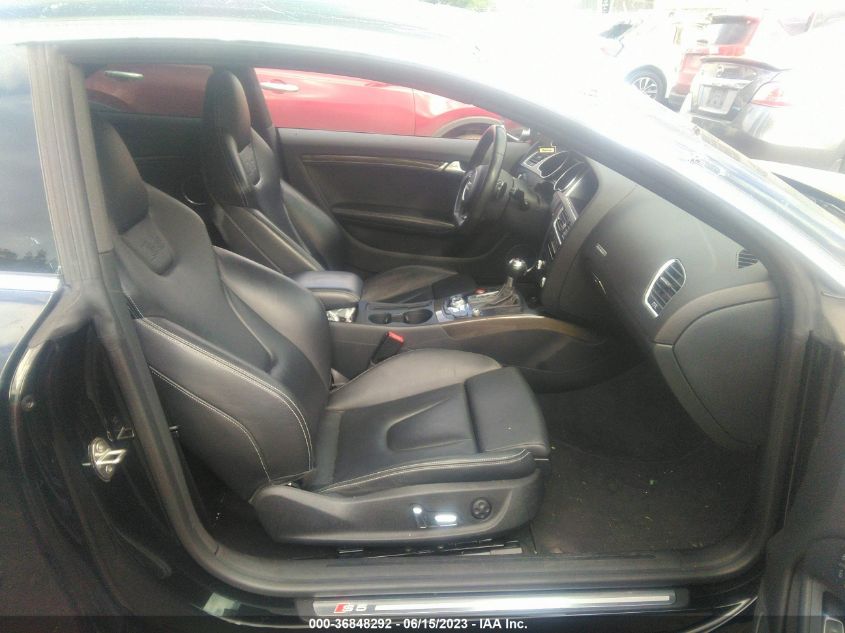 2013 AUDI S5 PREMIUM PLUS WAUCGAFR8DA078513