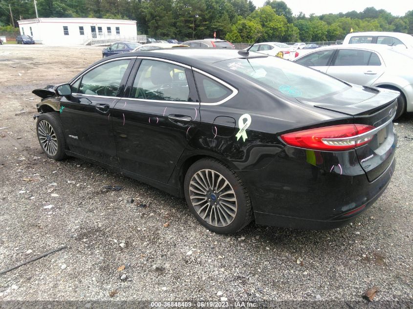 2017 FORD FUSION HYBRID - 3FA6P0RU9HR285567