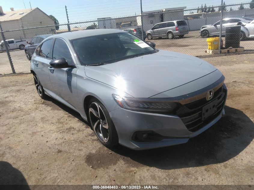 2021 HONDA ACCORD SEDAN SPORT SE - 1HGCV1F49MA031179