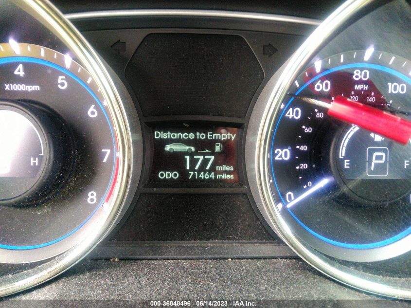 2013 HYUNDAI SONATA GLS PZEV - 5NPEB4AC5DH560735