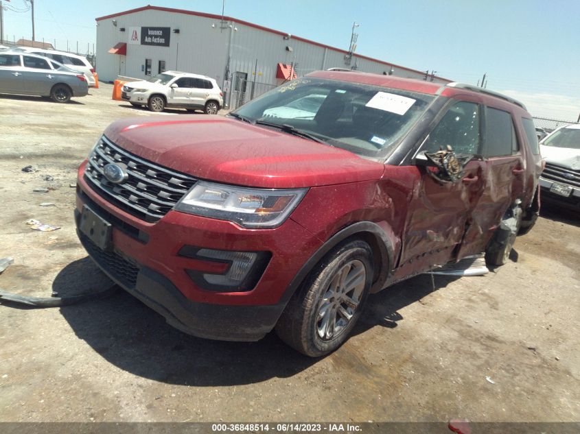 2016 FORD EXPLORER XLT - 1FM5K7D82GGC33349