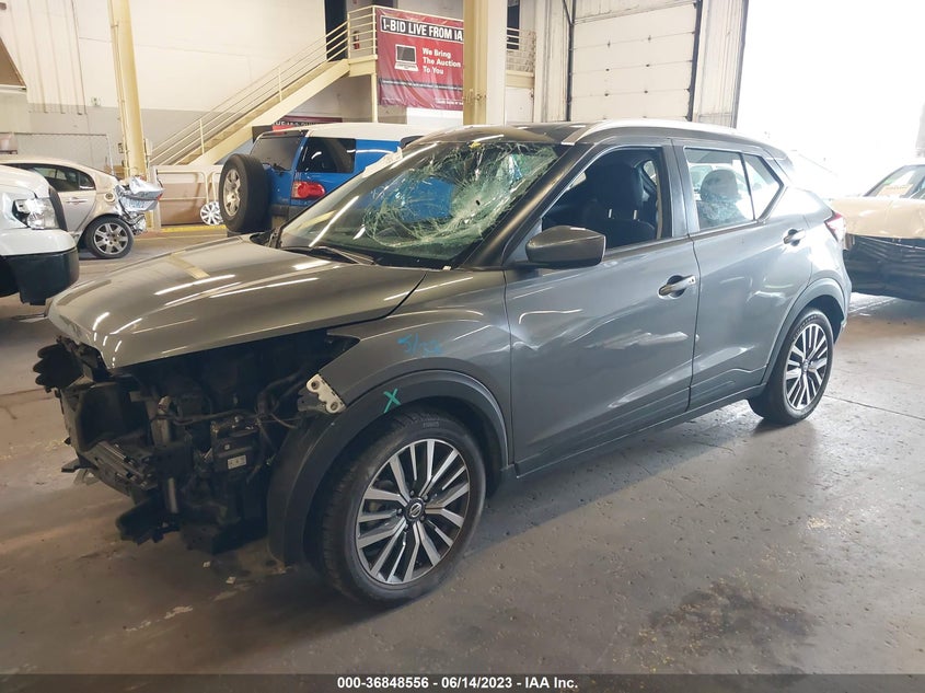 VIN 3N1CP5CV0ML480419 2021 NISSAN KICKS SV