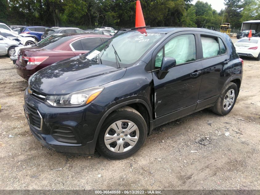 2018 CHEVROLET TRAX LS - 3GNCJKSB1JL406529
